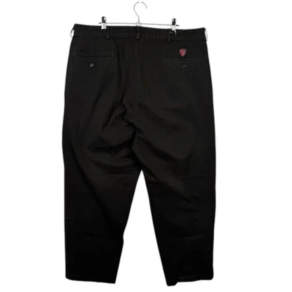 Polo Ralph Lauren Polo Golf‎ Trousers (Vintage Pleated) Black 38x31